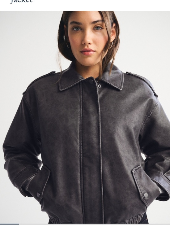 Abercrombie & Fitch Jackets & Blazers - Abercrombie and Fitch Distressed Bomber